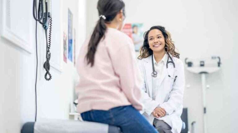 Confidential morning after pill consultation at pharmacy