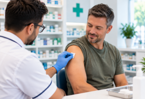 Calm Pharmacy Vaccination Preparation